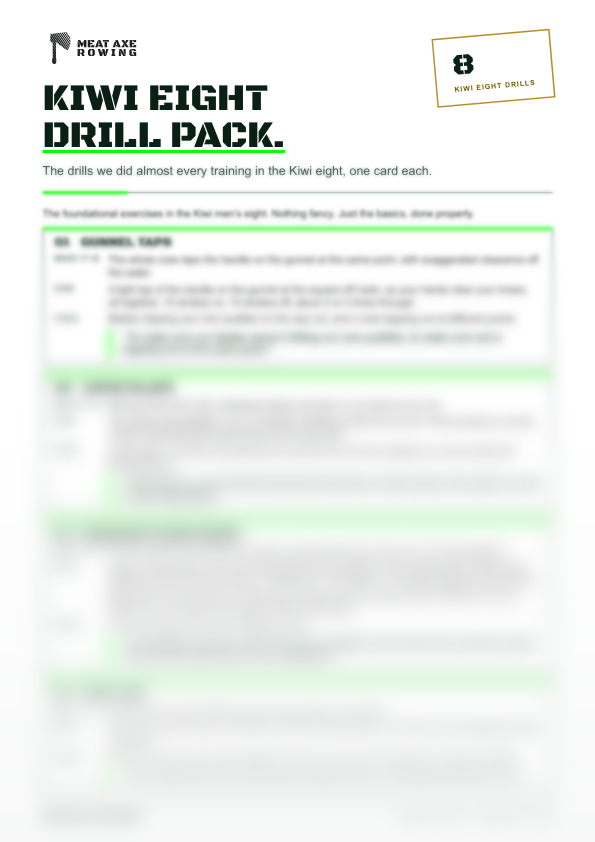 Page one of The Kiwi eight drill pack